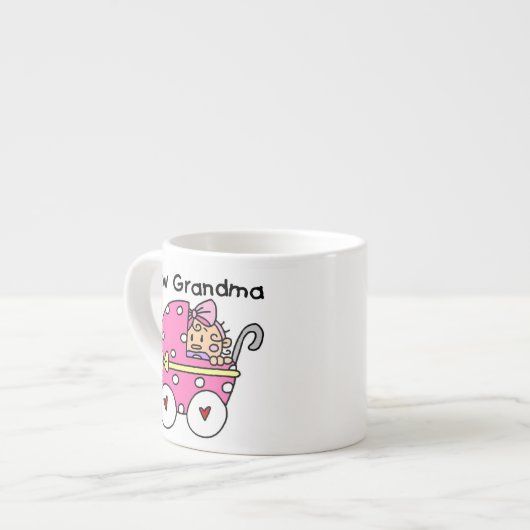 ベビーガール新おばあちゃんプレゼント エスプレッソカップ (正面左)