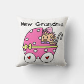 ベビーガール新おばあちゃんプレゼント クッション (裏面)