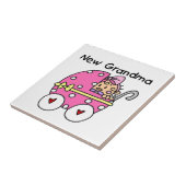 ベビーガール新おばあちゃんプレゼント タイル (側面)