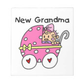 ベビーガール新おばあちゃんプレゼント ノートパッド (正面)