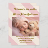 ベビーガール新着 案内状 (正面/裏面)