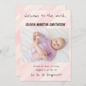 ベビーガール新着 案内状 (正面/裏面)