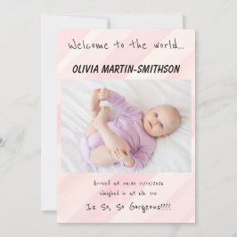 ベビーガール新着 案内状