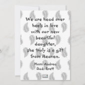 ベビーガール新着 案内状 (裏面)