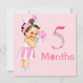 ベビーガール月次マイルストーンマーカーガール (正面)