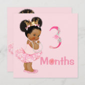 ベビーガール月次マイルストーンマーカーガール (正面/裏面)