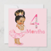 ベビーガール月次マイルストーンマーカーガール (裏面)