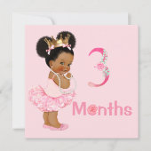 ベビーガール月次マイルストーンマーカーガール (正面)