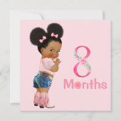 ベビーガール月次マイルストーンマーカーガール (裏面)