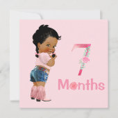 ベビーガール月次マイルストーンマーカーガール (正面)