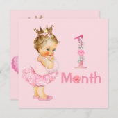 ベビーガール月次マイルストーンマーカーガール (正面/裏面)