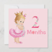 ベビーガール月次マイルストーンマーカーガール (裏面)