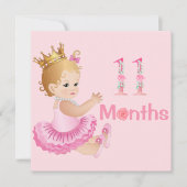 ベビーガール月次マイルストーンマーカーガール (正面)