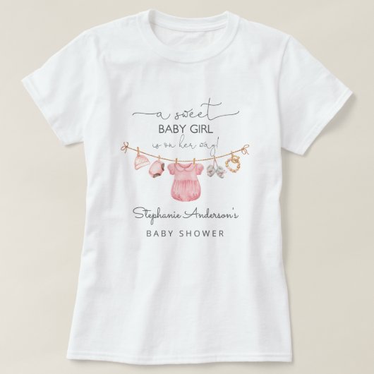 ベビーガール服ベビーシャワーママto shirts tシャツ (デザイン正面)