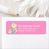 ベビーガール歯磨き時間住所 シール (インサイチュ)