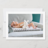 ベビーガール水彩花誕生のお知らせ (裏面)