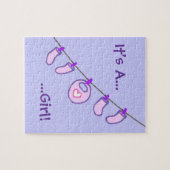 ベビーガール洗濯ガールだ！カスタマイズ ジグソーパズル (横)