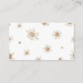 ベビーガール物干しボホオムツラッフル エンクロージャーカード (裏面)