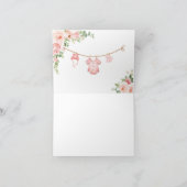 ベビーガール物干し線ありがとう サンキューカード (内部)