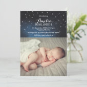 ベビーガール発表/サンキューカード 案内状 (スタンド正面)