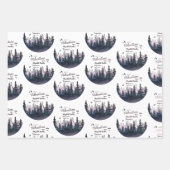 ベビーガール素朴アドベンチャー ラッピングペーパーシート (正面)