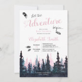 ベビーガール素朴アドベンチャー 招待状 (正面)