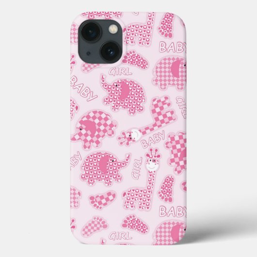 ベビーガール背景 Case-Mate iPhoneケース (裏面)