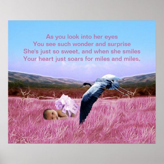 ベビーガール詩のポスター ポスター (正面)