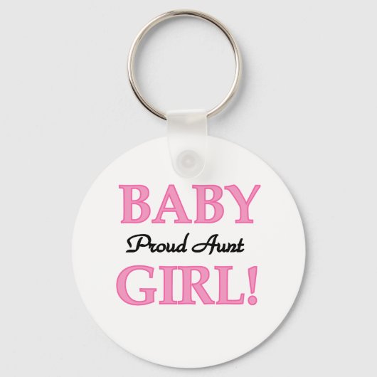 ベビーガール誇りを持った叔母 キーホルダー (正面)