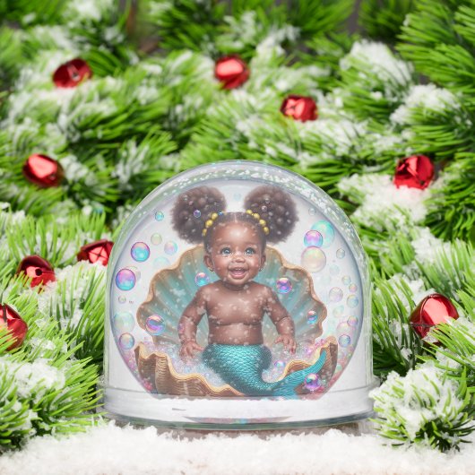 ベビーガール誕生日ダークスキンマーメイド (クリスマス)