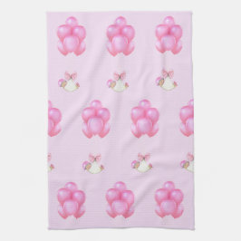 ベビーガール赤ちゃんシャワー キッチンタオル