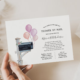 ベビーガール長距離シャワーbyメール 招待状