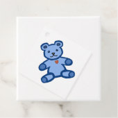 ベビーガール青テディベア フェイバータグ (インサイチュ)