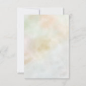 ベビーガール1srバースデーフラットカード (裏面)