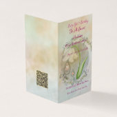 ベビーガール1srバースデーフラットカード (外部)