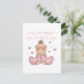 ベビーガール1stバレンタインデー シーズンポストカード (スタンド正面)