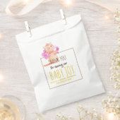 ベビーガール1stバースデーシャワープリンセスキャッツ感謝してい フェイバーバッグ (クリップ留めされた状態)