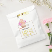 ベビーガール1stバースデーシャワープリンセスキャッツ感謝してい フェイバーバッグ (封をした状態)