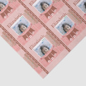 ベビーガール1stバースデーピンクスクレーブック 薄葉紙 (詳細)