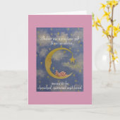 ベビーガール/おめでとうのグリーティングカード カード (黄色い花)