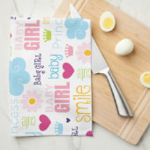 ベビーガール キッチンタオル (四つ折り)