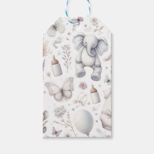 ベビーガール ギフトタグ (正面)