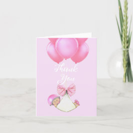 ベビーガール サンキューカード