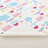 ベビーガール シェルパブランケット (3/4)