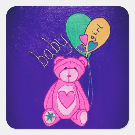 ベビーガール スクエアシール (正面)