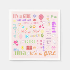 ベビーガール スタンダードカクテルナプキン