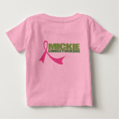 ベビーガール ベビーTシャツ (裏面)