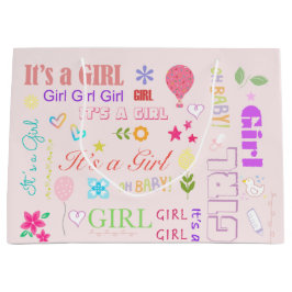 ベビーガール ラージペーパーバッグ