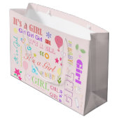 ベビーガール ラージペーパーバッグ (裏面アングル)