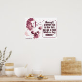 ベビーガール：何考えだ？ ポスター (キッチン)